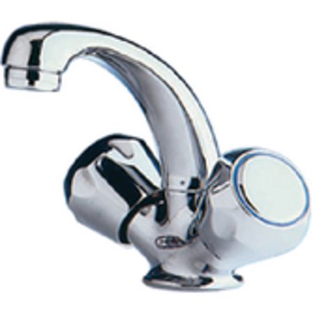 SCANDVIK 10410P Standard Family Chrome Plated Brass Basin Mixer Faucet 10410P